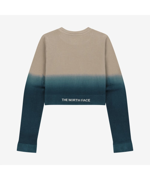 WOMEN'S GRADIENT LONG SLEEVE TEE LIGHT NAVY