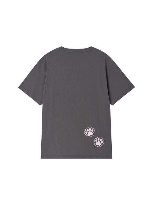 GENIUS PUPPY TEE CHARCOAL - 2 COLORS