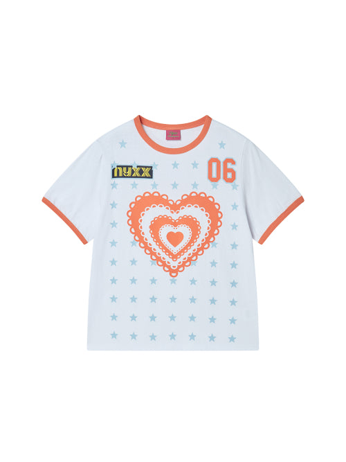 STAR RINGER TEE WHITE - 2 COLORS