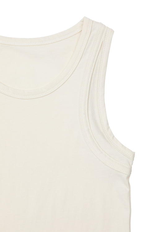 LAYERED SLEEVELESS - 4 COLORS IVORY