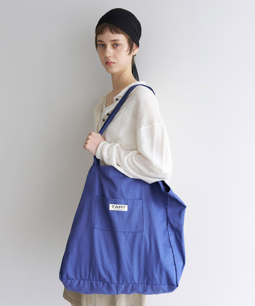 CANVAS COTTON ECO BAG - BLUE - 2 COLORS BLUE