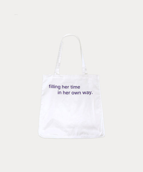 CANVAS COTTON ECO BAG - BLUE - 2 COLORS WHITE