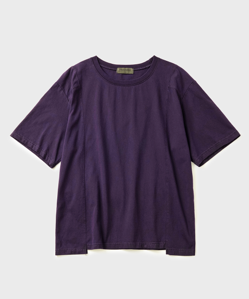 CONTOUR LINE SHORT SLEEVE TEE - 2 COLORS PURPLE