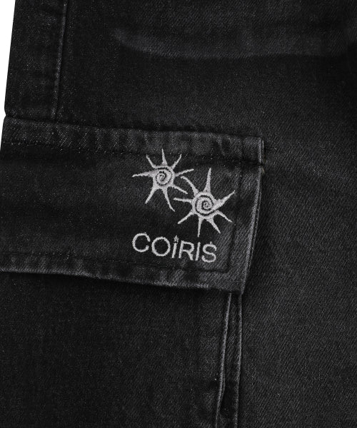 WIDE CARGO PANTS - 2 COLORS BLACK