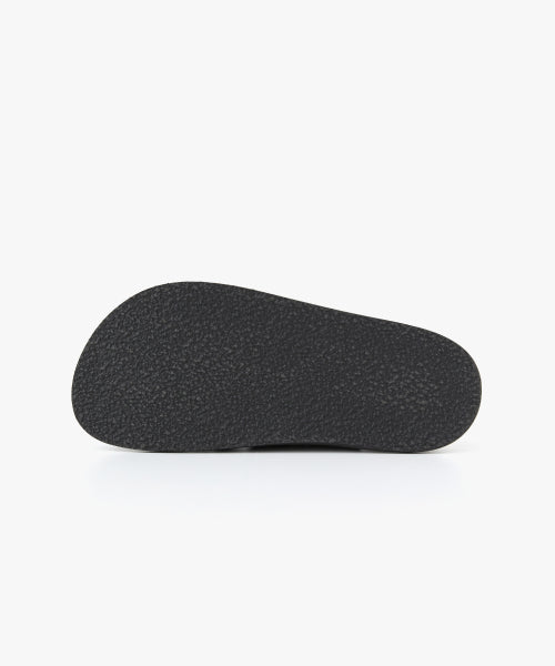 ARTISAN SHIRRING MULE BLACK
