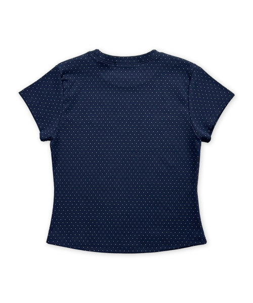 DOT SHORT SLEEVE T-SHIRT - 4 COLORS NAVY