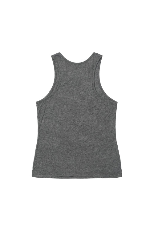 HORSESHOE PRINT SLEEVELESS - 3 COLORS CHARCOAL