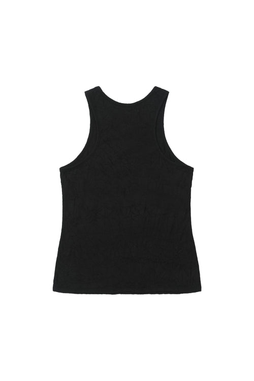 HORSESHOE PRINT SLEEVELESS - 3 COLORS BLACK