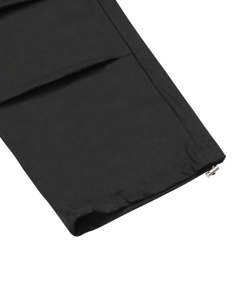 VIENNO PARACHUTE WIDE CARGO PANTS - 3 COLORS BLACK