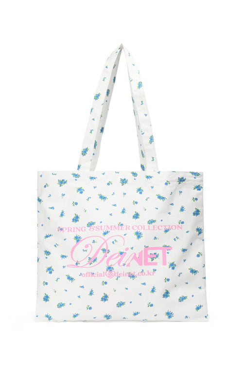 FLOWER SHOULDER BAG - 2 COLORS WHITE