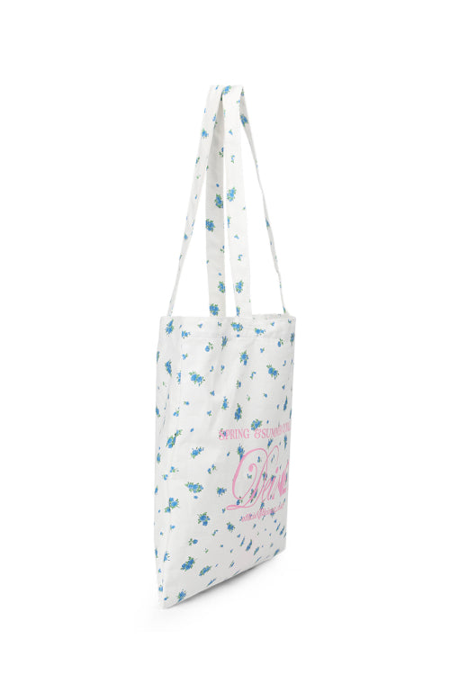 FLOWER SHOULDER BAG - 2 COLORS WHITE