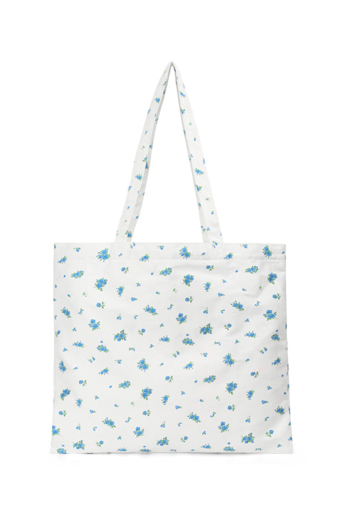 FLOWER SHOULDER BAG - 2 COLORS WHITE