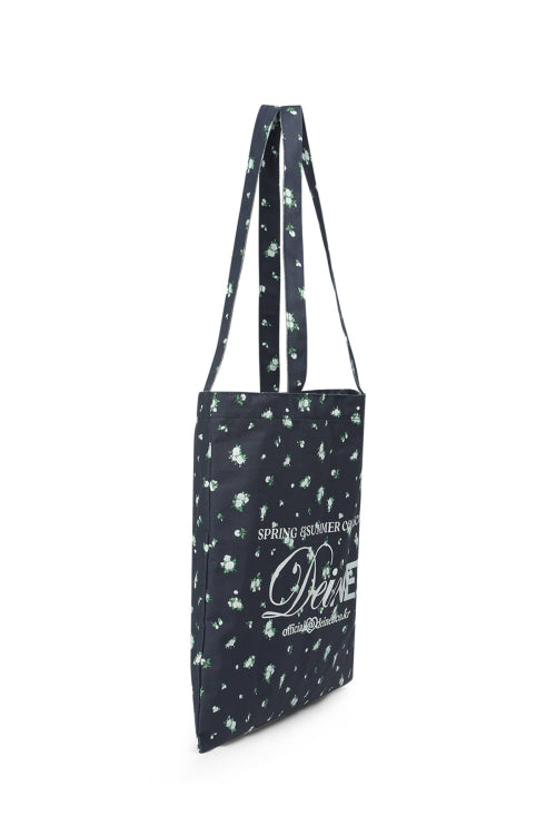 FLOWER SHOULDER BAG - 2 COLORS NAVY