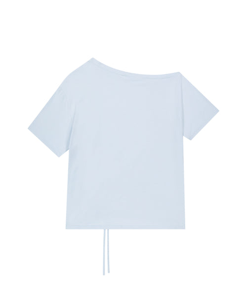 SAESO FAIRY ONE SHOULDER T-SHIRT PINK - 3 COLORS BLUE