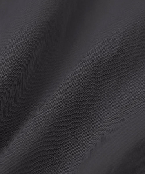 BUTTON DETAIL SHIRRING PANTS - 3 COLORS CHARCOAL