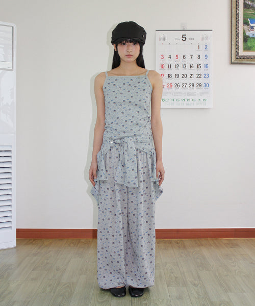 RONRON BETTY BOOP PATTERN SLIM CARDIGAN - 2 COLORS GREY