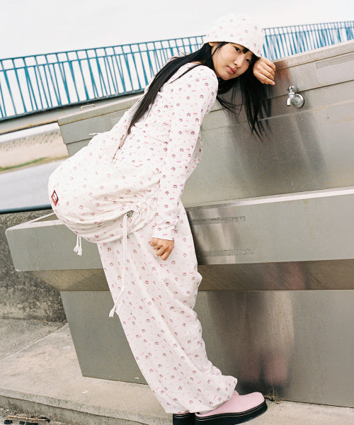 RONRON BETTY BOOP PATTERN SWEAT JOGGER PANTS - 2 COLORS WHITE