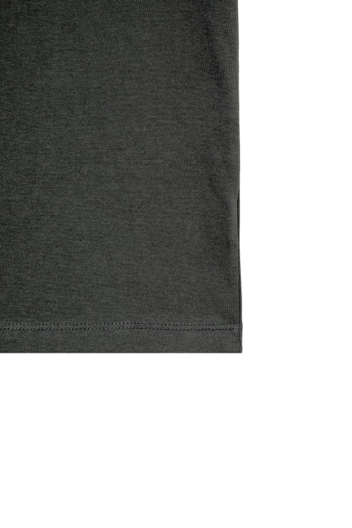 NEEDLE POINT T SHIRT - 4 COLORS CHARCOAL