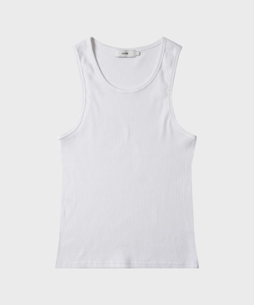 2PACK ESSENTIAL RIBBED SLEEVELESS TOP - 4 COLORS BLACK