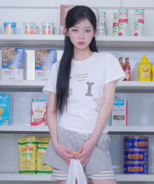 MESSY VOIX LOGO APP TEE WHITE