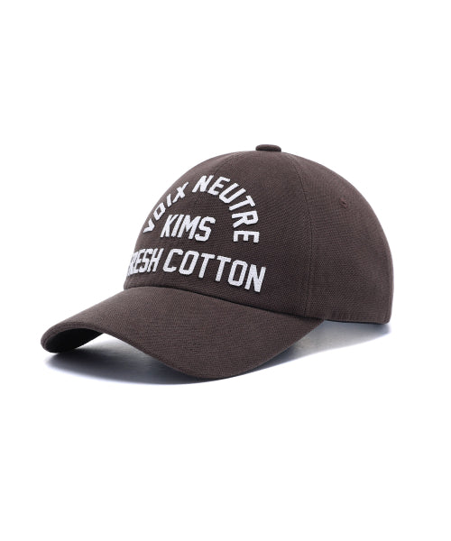 VOIX LOGO BALL CAP - 4 COLORS BROWN