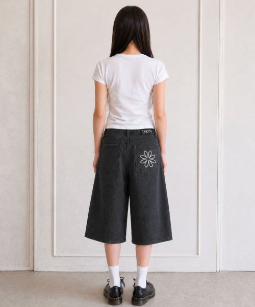 STRIPE PANTS BLACK