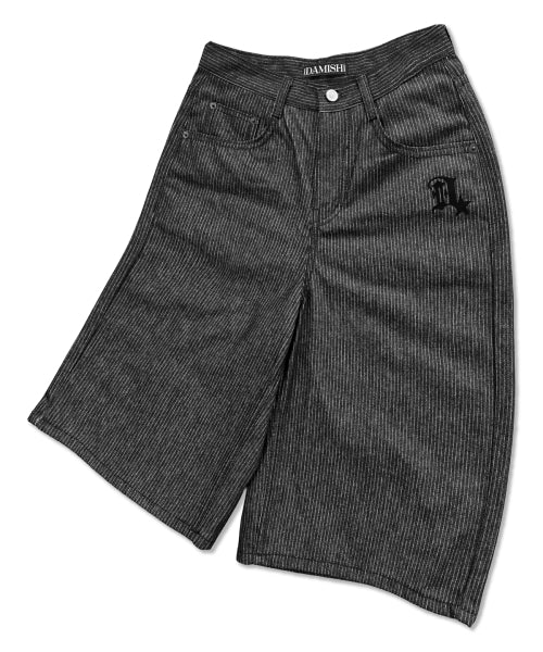 STRIPE PANTS BLACK