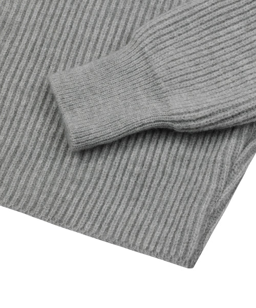 COLLAR KNIT - 3 COLORS BLACK