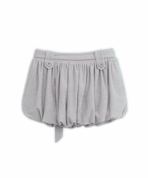 STRAP BALLOON SKIRT - 3 COLORS LIGHT GREY