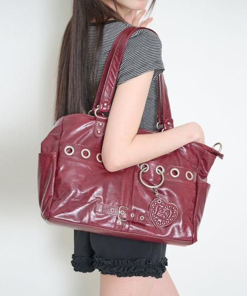 SHOULDER BLACK - 2 COLORS BURGUNDY