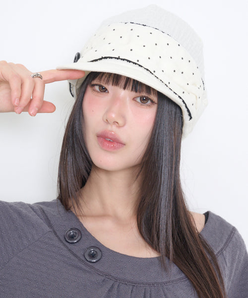DOT BUTTON IVORY - 2 COLORS IVORY