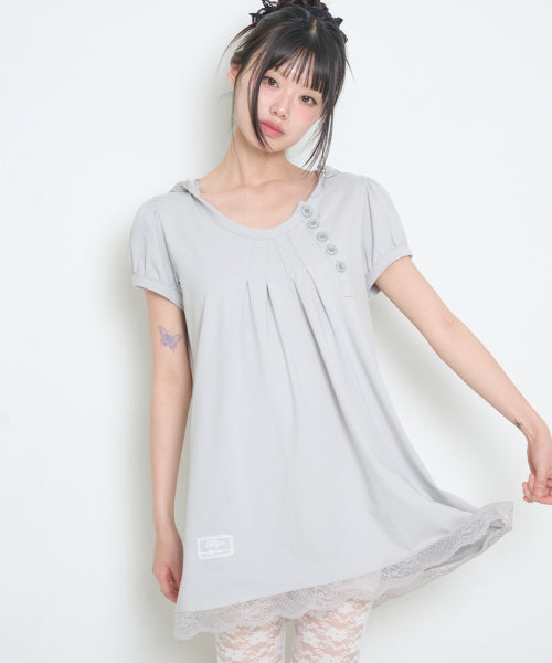 LACE DRESS - 4 COLORS GREY