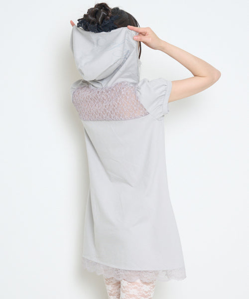 LACE DRESS - 4 COLORS GREY