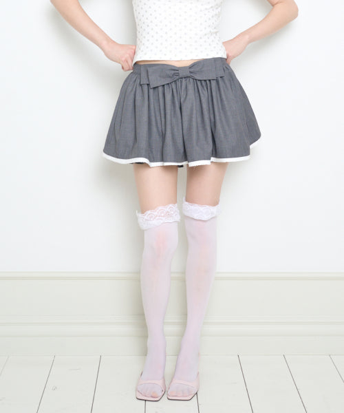 SKIRT PANTS - 3 COLORS CHARCOAL