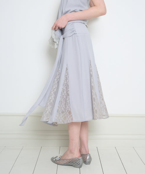 LACE SKIRT GREY - 3 COLORS GREY