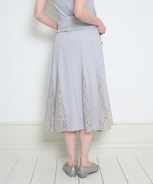 LACE SKIRT GREY - 3 COLORS GREY