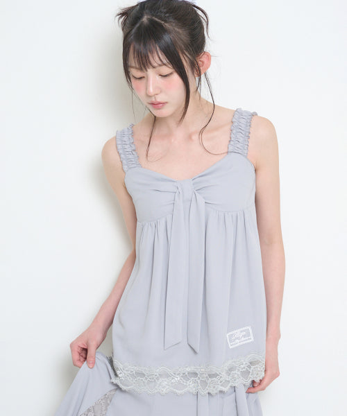LACE SLEEVELESS GREY - 3 COLORS GREY
