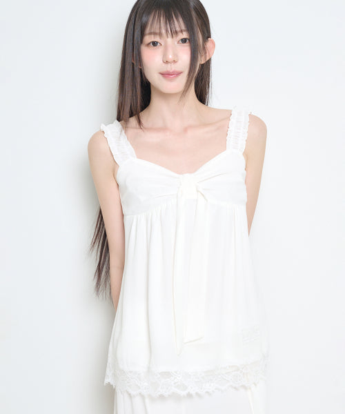 LACE SLEEVELESS GREY - 3 COLORS IVORY