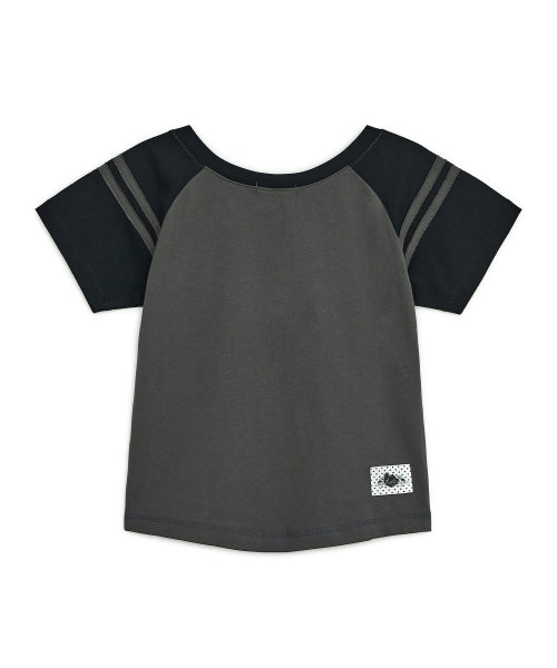 72 HOTFIX RAGLAN TEE - 2 COLORS CHARCOAL
