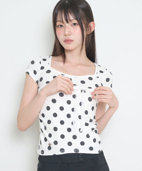 TOP DOT - 2 COLORS WHITE