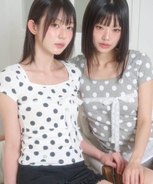 TOP DOT - 2 COLORS WHITE