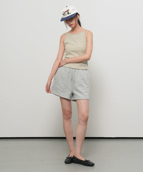 NARROW ROUND NECK SLEEVELESS - 3 COLORS IVORY