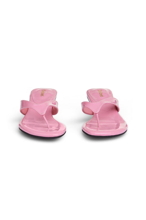 ENAMEL FLIP FLOP - 7 COLORS PINK