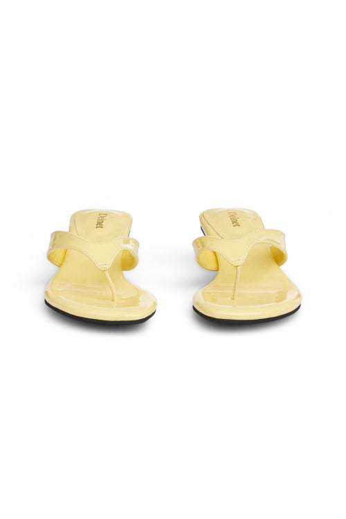 ENAMEL FLIP FLOP - 7 COLORS YELLOW