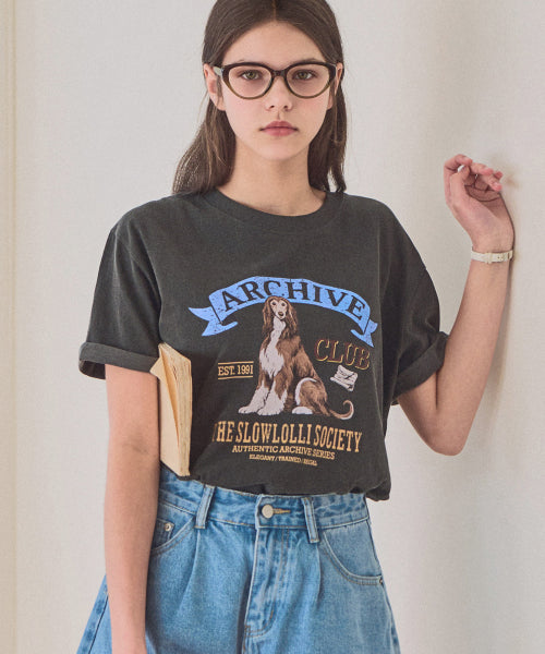 ARCHIVE DYING T-SHIRT - 3 COLORS GREY