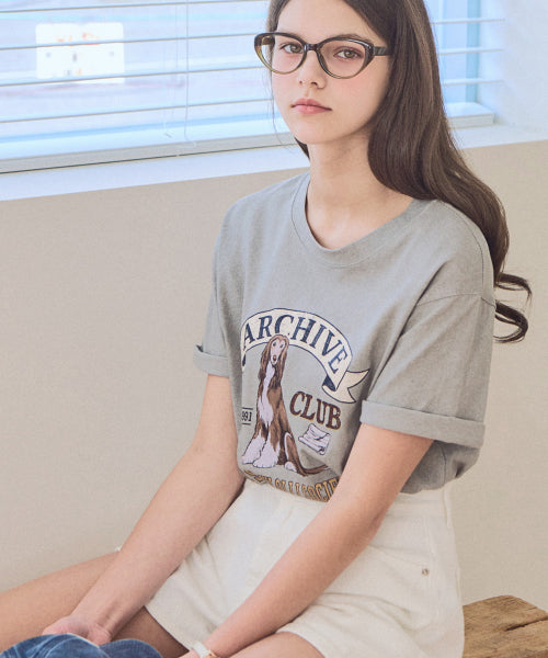 ARCHIVE DYING T-SHIRT - 3 COLORS GREY