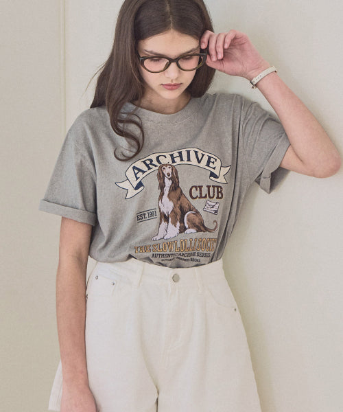 ARCHIVE DYING T-SHIRT - 3 COLORS GREY