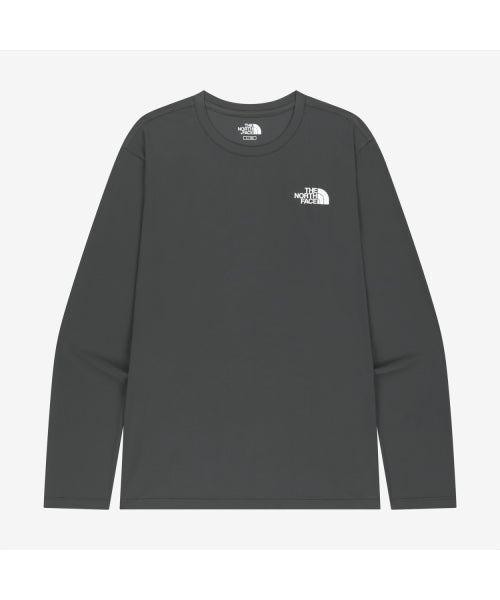 MARIV LONG SLEEVE TEE CHARCOAL GREY