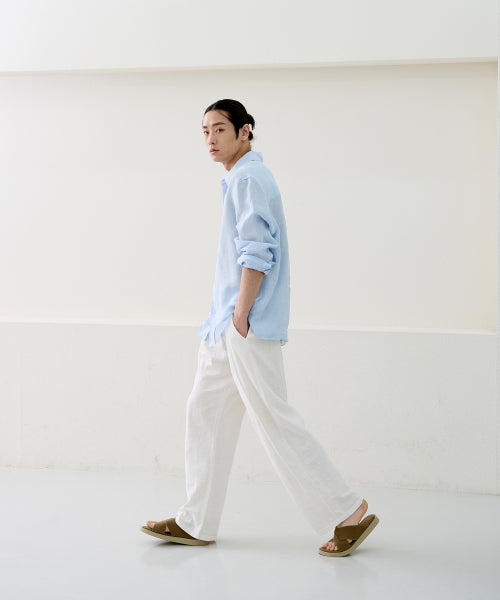 BASIC X SUEDE SLIPPER BEIGE