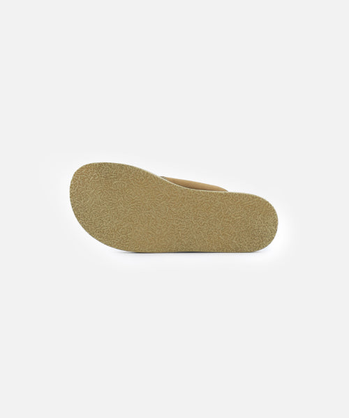 BASIC X SUEDE SLIPPER BEIGE
